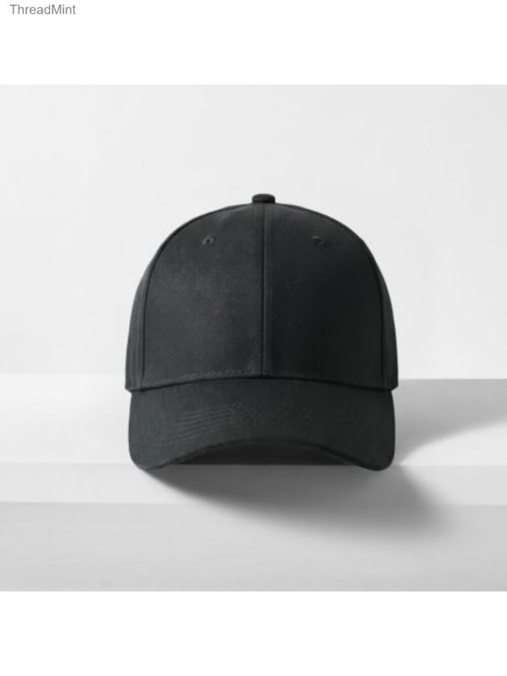 Structured Baseball Cap Adjustable Snapback Ball Caps 2-Pack Polyester - Picture 5 of 6